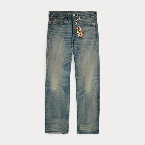 Jean droit Milner à lisière selvedge - RRL - Modalova