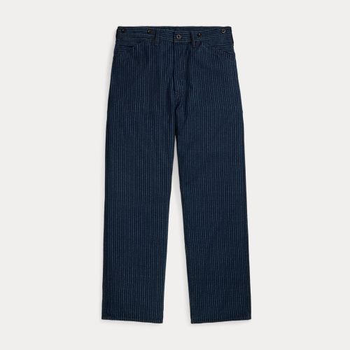 Pantalon vintage 5 poches sergé indigo - RRL - Modalova