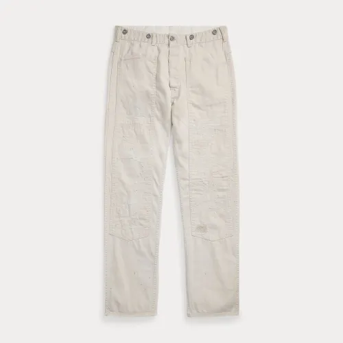 Pantalon charpentier rapiécé ingénieur - RRL - Modalova