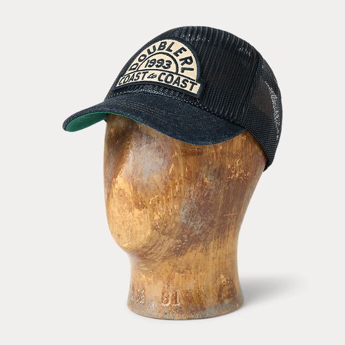 Casquette en filet à visière en denim - RRL - Modalova