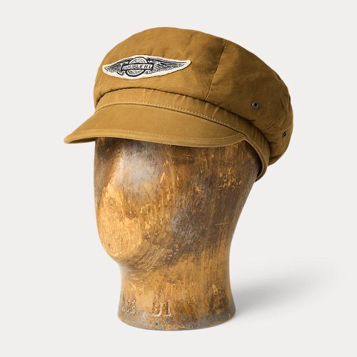 Casquette moto en toile cirée - RRL - Modalova