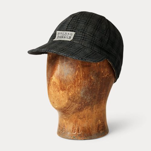 Casquette en jacquard de denim écossais - RRL - Modalova