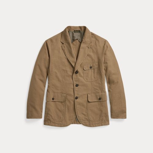 Blazer déstructuré en coton et lin - RRL - Modalova