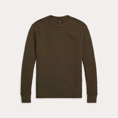 Pull en tricot gaufré teint en pièce - RRL - Modalova
