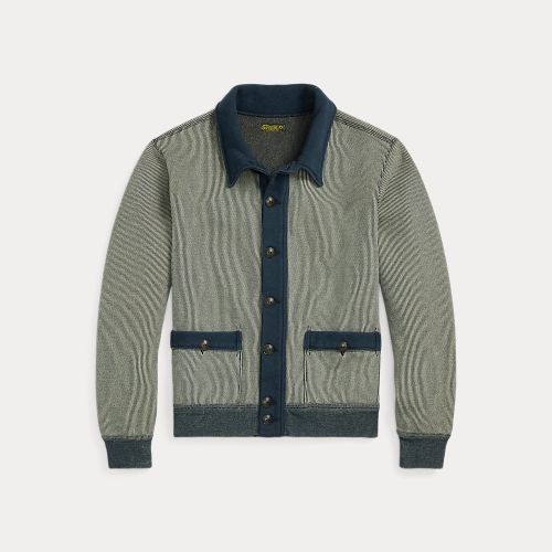 Cardigan en jacquard rayé - RRL - Modalova