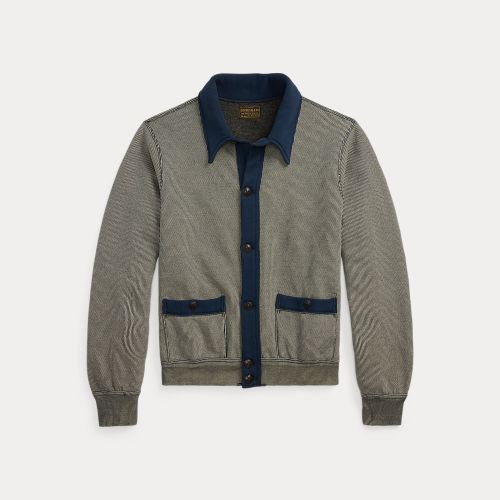 Cardigan en jacquard rayé - RRL - Modalova