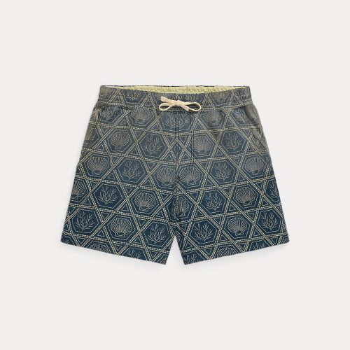 Short en jersey indigo motif coquillages - RRL - Modalova