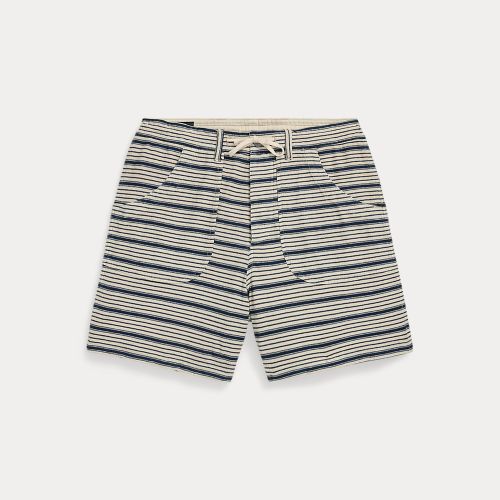 Short en jersey rayé indigo - RRL - Modalova