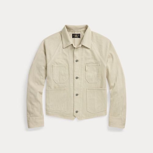Veste en sergé jacquard à chevrons - RRL - Modalova