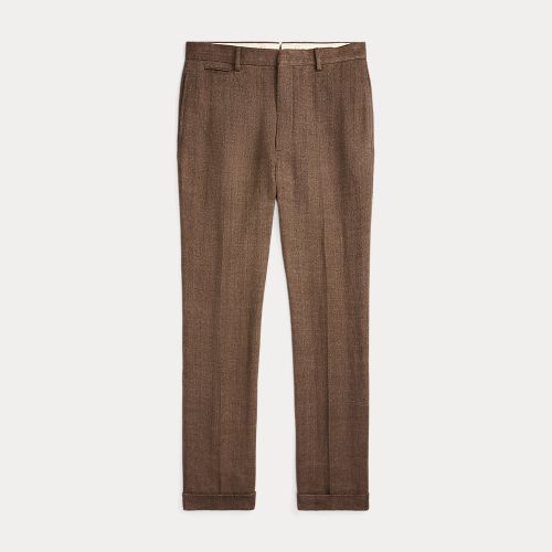 Pantalon Slim Fit en lin à chevrons - RRL - Modalova
