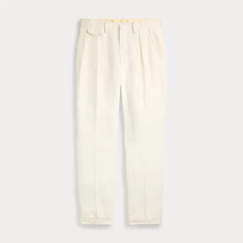 Pantalon habillé Slim Fit en soie et lin - RRL - Modalova