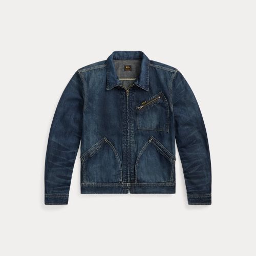 Veste Leyton en denim indigo - RRL - Modalova