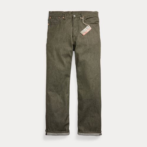 Jean vintage 5 poches olive selvedge - RRL - Modalova
