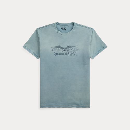 T-shirt à motif en jersey patiné - RRL - Modalova