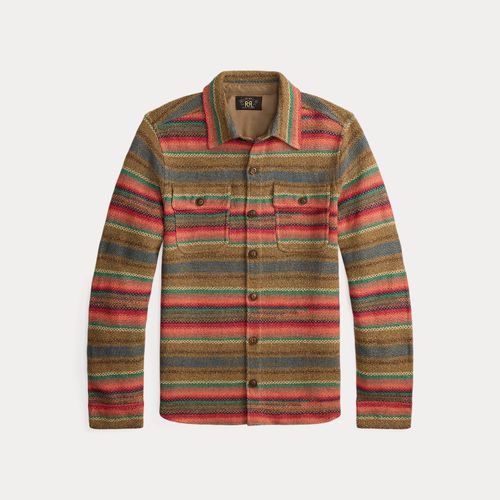 Pull workwear rayé en lin et soie - RRL - Modalova