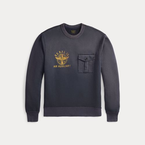 Sweat graphique en coton éponge - RRL - Modalova
