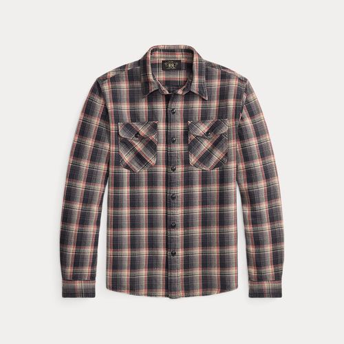 Chemise workwear en sergé écossais - RRL - Modalova