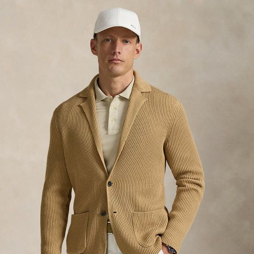 Cardigan blazer en coton mélangé piqué - RLX - Modalova