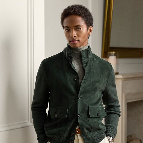 Cardigan en cachemire et daim - Purple Label - Modalova