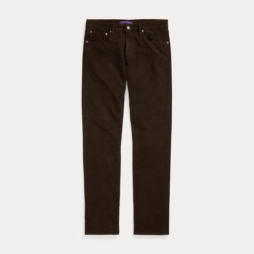 Pantalon Slim Fit en moleskine stretch - Purple Label - Modalova