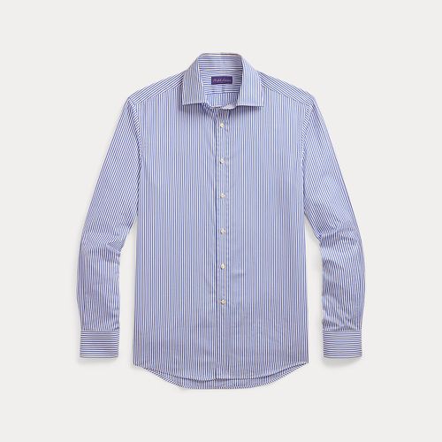 Chemise rayures bengalies en popeline - Purple Label - Modalova