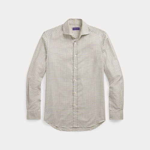 Chemise tattersall en sergé - Purple Label - Modalova