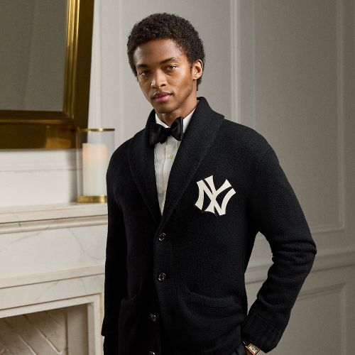 Cardigan Ralph Lauren Lauren Yankees cachemire - Purple Label - Modalova
