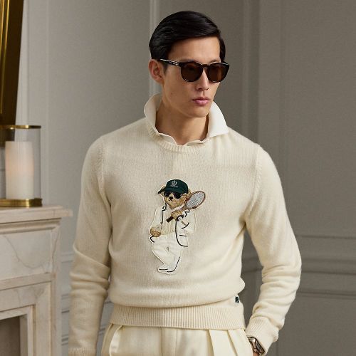 Pull Polo Bear en cachemire - Purple Label - Modalova