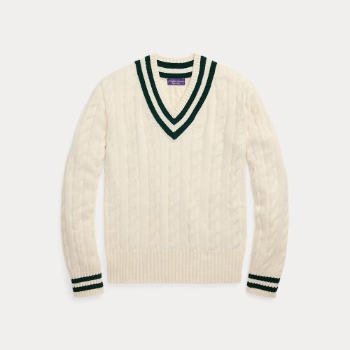 Pull de cricket en cachemire - Purple Label - Modalova