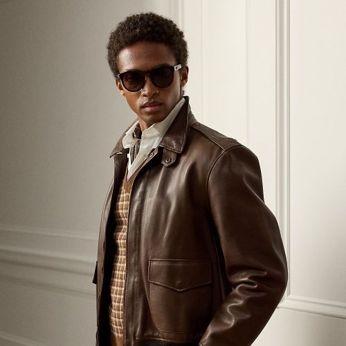 Bomber Patridge en cuir - Purple Label - Modalova