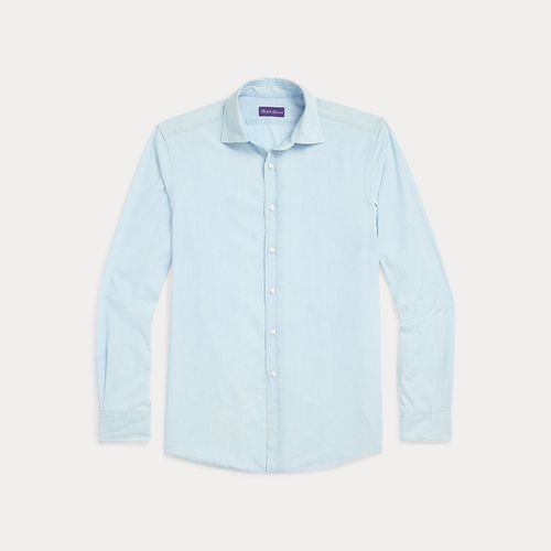 Chemise délavée en chambray - Purple Label - Modalova