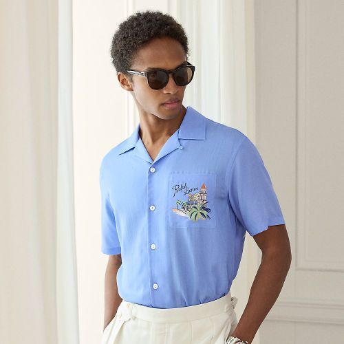 Chemise safari imprimée - Purple Label - Modalova