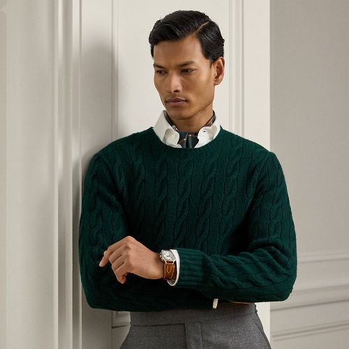 Pull en cachemire torsadé - Purple Label - Modalova