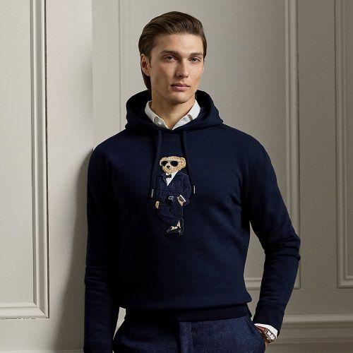 Sweat à capuche Polo Bear en molleton - Purple Label - Modalova