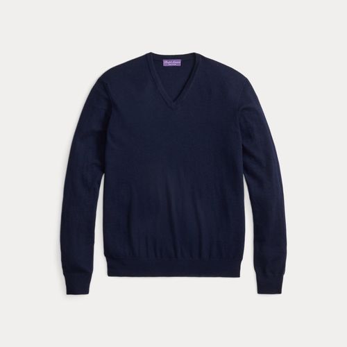 Pull col en V cachemire - Purple Label - Modalova