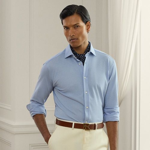 Chemise Oxford en jersey - Purple Label - Modalova