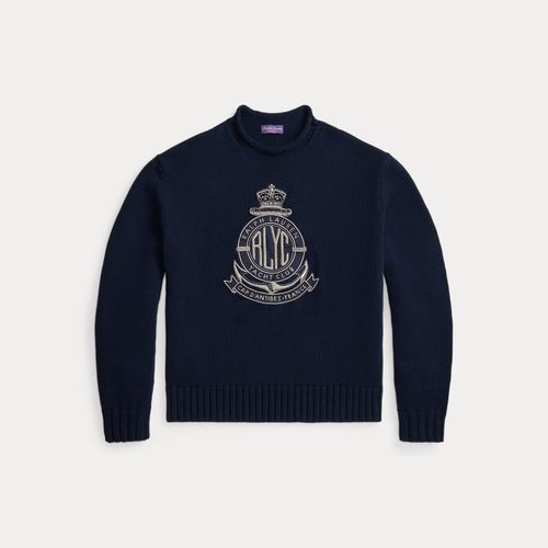 Pull Relaxed Fit coton broderie bullion - Purple Label - Modalova