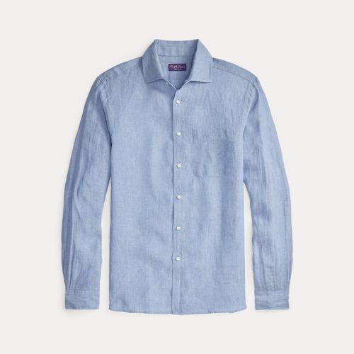 Chemise en lin et chambray - Purple Label - Modalova