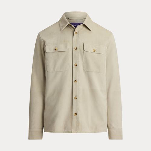 Surchemise Calloway en daim - Purple Label - Modalova