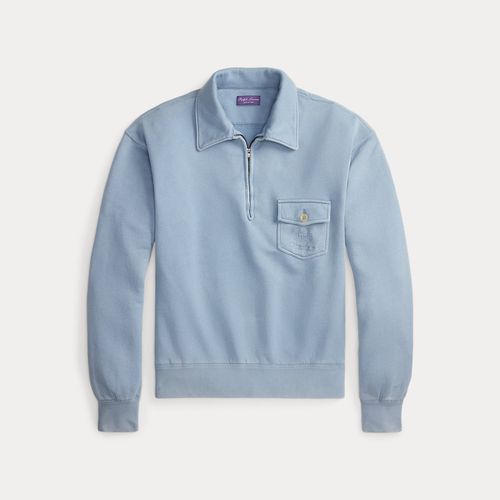 Sweat en molleton de coton et cachemire - Purple Label - Modalova