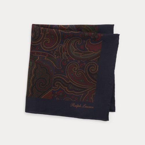 Pochette en soie à motif cachemire - Purple Label - Modalova