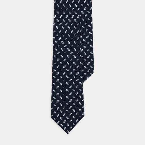 Cravate à motif de flèche en soie - Purple Label - Modalova
