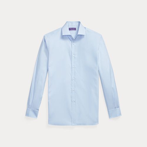 Chemise texturée à imprimé micro-carré - Purple Label - Modalova