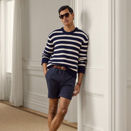Short fait main en chino Slim Fit - Purple Label - Modalova