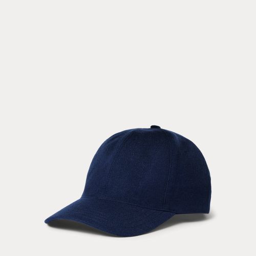 Casquette en laine mélangée à chevrons - Purple Label - Modalova