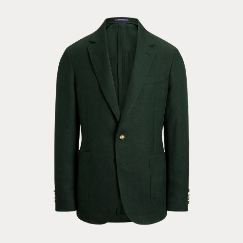 Blazer Hadley confectionné main en lin - Purple Label - Modalova