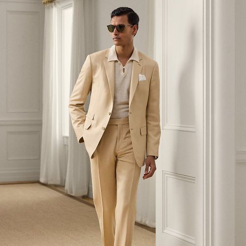 Pantalon Gregory fait main en soie - Purple Label - Modalova