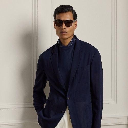 Blazer fait main en gaze de laine - Purple Label - Modalova