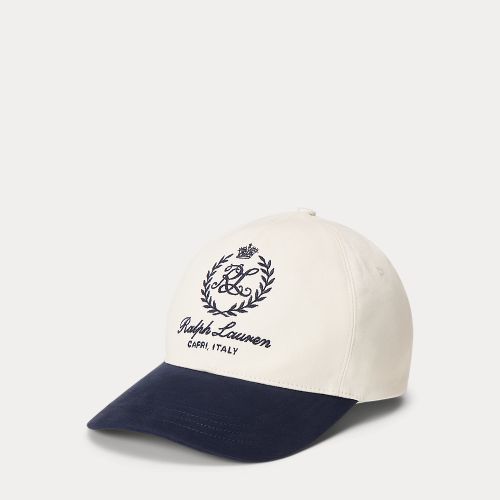 Casquette en sergé brodée d'un écusson - Purple Label - Modalova