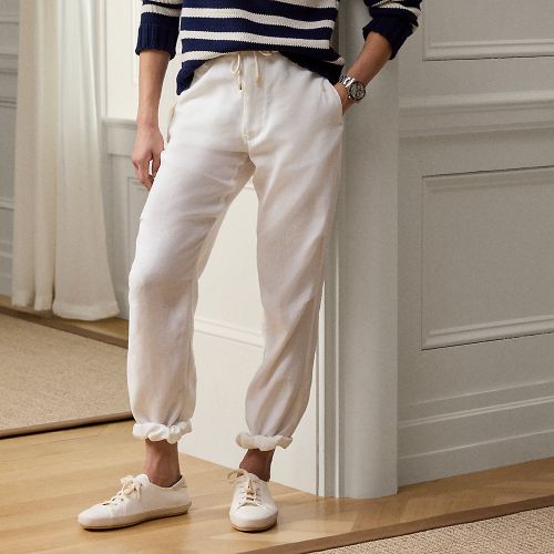 Pantalon fait main en lin - Purple Label - Modalova